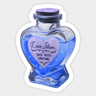 Love potion - Acrylic painting Sticker